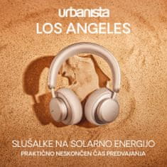 Urbanista Los Angeles naglavne solarne brezžične slušalke, Bluetooth, ANC, zlate