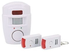 Lock Alarm Alarm s senzorjem gibanja PIR + 2x daljinski upravljalec