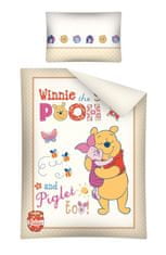 Detexpol Posteljnina za otroško posteljico Winnie the Pooh and Piglet beige 100/135
