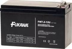 Fukawa Svinčeni akumulator FW 7,2-12 F1U za UPS / AEG/ / Powerware/ 12V/ 7,2 Ah/ 5 let delovanja/ Faston F1-4,7mm