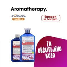 AravaDeadSeaPetSpa Aromaterapevtski šampon za občutljivo in razdraženo kožo, 400ml