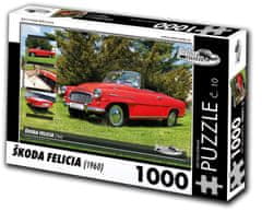 RETRO-AUTA© Puzzle št. 10 Škoda Felicia (1960) 1000 kosov