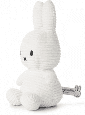 Bon Ton Toys Miffy Corduroy zajček mehka igrača, 33 cm, bela