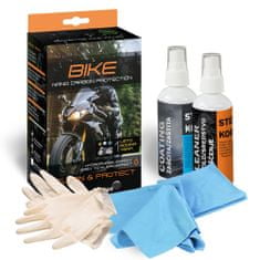 Nano Coatex Set za čiščenje in zaščito motornega kolesa NANOCOATEX Bike Nano Carbon Clean & Protect