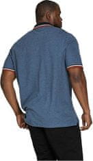 Jack&Jones Plus Moška polo majica Slim Fit JJEPAULOS 12143859 Denim Blue (Velikost 5XL)