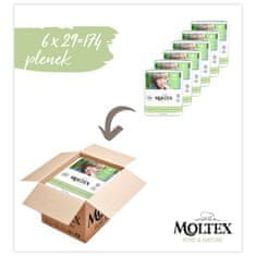 MOLTEX MOLTEX Pure Plenice & Nature Maxi 7-18 kg - ekonomično pakirane (6 x 29 kos)