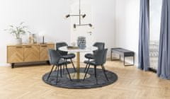 Design Scandinavia Jedilni stol Petri (SET 2 kosa), antracit