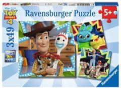 Puzzle Toy Story 4: Skupaj smo v tem 3x49 kosov