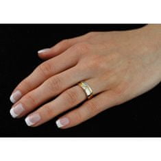 Silvego Poročni jekleni prstan za ženske MARIAGE RRC2050-Z (Obseg 52 mm)