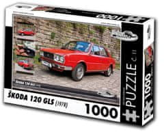 RETRO-AUTA© Puzzle št. 11 Škoda 120 GLS (1978) 1000 kosov