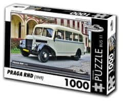 RETRO-AUTA© Puzzle BUS št. 11 Praga RND (1949) 1000 kosov
