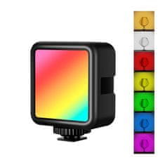 Puluz RGB LED svetilka za kamero, črna