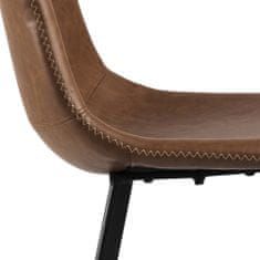 Design Scandinavia Barski stol Oregon (SET 2), črn
