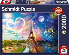 Schmidt Puzzle Pariz podnevi, ponoči 2000 kosov