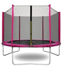 aGa SPORT TOP trampolin 305 cm roza + zaščitna mreža