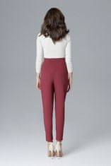 Lenitif Elegantne ženske hlače Asse L018 rdeča S