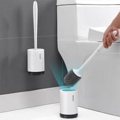 Netscroll Inovativna antibakterijska ščetka za čiščenje stranišča s samoprezračevanim držalom, ToiletStar