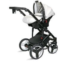 Coto Baby Otroški voziček Quara 3v1 - WHITE ECO
