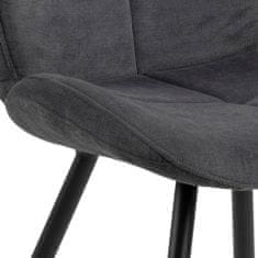 Design Scandinavia Jedilni stol Petri (SET 2 kosa), antracit