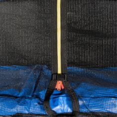 Aga Sport Pro Trampolin 400 cm Modra + zaščitna mreža + lestev + žep za čevlje