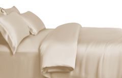 Silk Factory Svilena prevleka za odejo - Creamy Gold, 200x220
