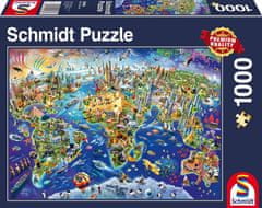 Schmidt Puzzle Odkrijte svet 1000 kosov