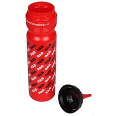 R&B športna steklenica R&B logotip s šobo rdeča Prostornina: 1000 ml