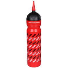 R&B športna steklenica R&B logotip s šobo rdeča Prostornina: 1000 ml