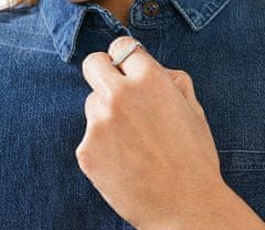 Esprit Sodoben srebrn prstan s kristali ESRG92708A (Obseg 55 mm)