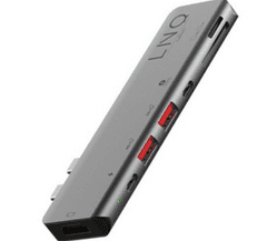 Linq priključna postaja 7 in 2 Pro, RJ45, SD+TF, HDMI 4K 60Hz, USB-C 100W, 2x USB 3.2 Gen2 (LQ48012)