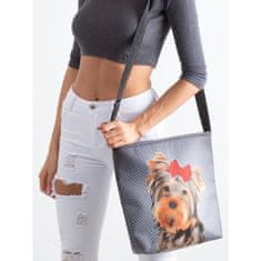 Lorenti Ženska torbica iz klobučevine s pasjim tiskom DOGGO siva CE-TR-073.72P__FunkyPUPIL_318423 Univerzalni