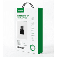 Ugreen USB Bluetooth 5.0 adapter, črn (80889)