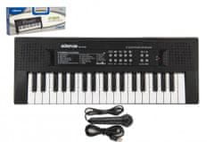 Teddies Klavir / orgle / klaviatura 37 tipk plastika USB napajanje + mikrofon 40cm