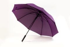 Krago 10-kraki dežnik palica z gumiranim ročajem Soft Touch, vijolična