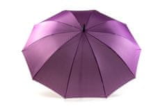 Krago 10-kraki dežnik palica z gumiranim ročajem Soft Touch, vijolična