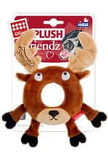 GiGwi Igrača za pse Plush Friendz severni jelen z gumijastim obročem