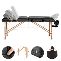 KLARFIT MT 500 masažna miza, črna
