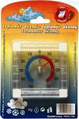 Home Line Okenski termometer plastični 7,5x7,5cm prozoren