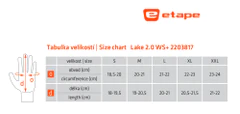 Etape Lake Reflex 2.0 WS+ izolirane rokavice, črne, M
