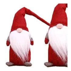 Chomik Škrat, božični škrat stoji plišast rdeč 44 cm