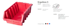 PATROL Patrol Ergobox 5 rdeča, 330 X 500 X 180 mm
