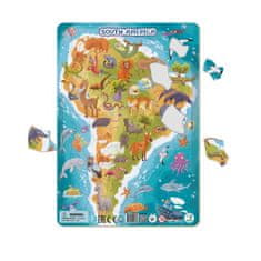 DoDo Frame Puzzle Živali Južne Amerike 53 kosov