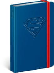 Presco Group Beležnica Superman - Logotip, linijirana, 11 × 16 cm
