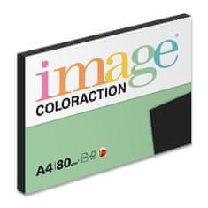 Image Barvni papir Coloraction 80 g, 100 listov, črn