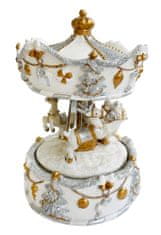 Shishi Belo-srebrn igralni vrtiljak, 16 cm