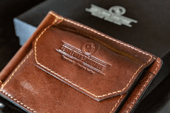 Gentleman's Boutique usnjena slim denarnica Handy II Chestnut