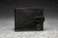 Gentleman's Boutique usnjena slim denarnica Cash Saver Lite črna