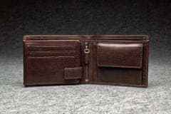 Gentleman's Boutique usnjena denarnica Cash Carrier MAX Oak Brown