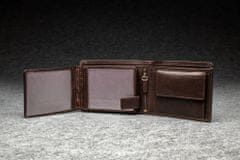 Gentleman's Boutique usnjena denarnica Cash Carrier MAX Oak Brown
