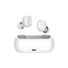 QCY - T1C, popolnoma brezžične slušalke s polnilno škatlico, bele barve